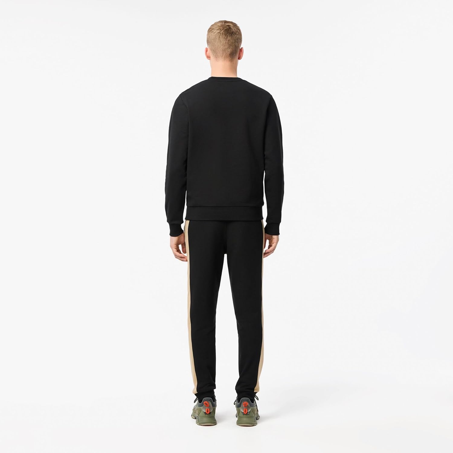 Lacoste мужские базовые зауженные спортивные штаны, Black/Viennese — фото 3