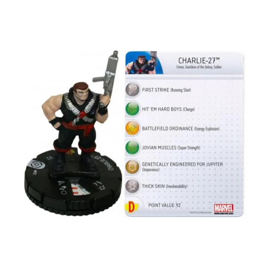

Чарли-27, Marvel HeroClix - Galactic Guardians - Singles