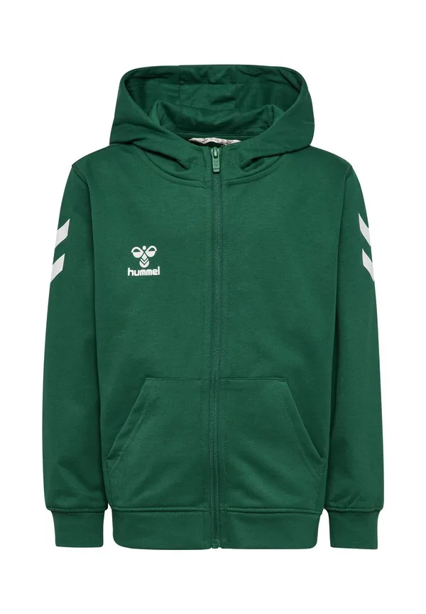 Толстовка на молнии с шевронным узором Hummel, Evergreen