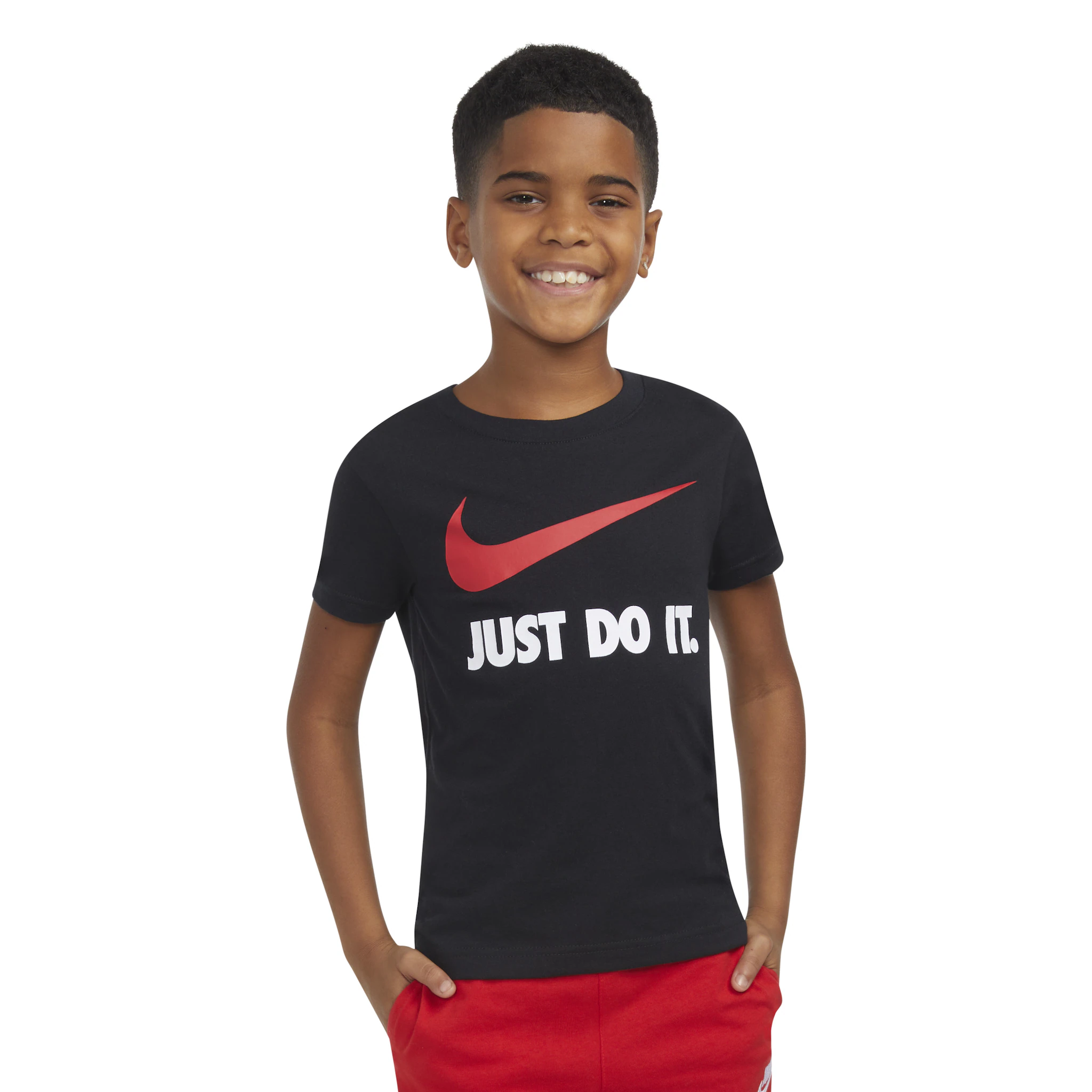 

Футболка Nike Sportswear "NKB SWOOSH JDI Short-Sleeve TEE - для детей", белый