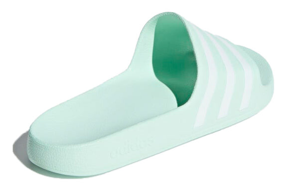 Тапочки adilette slide 'ice mint' Adidas, зеленый — фото 4