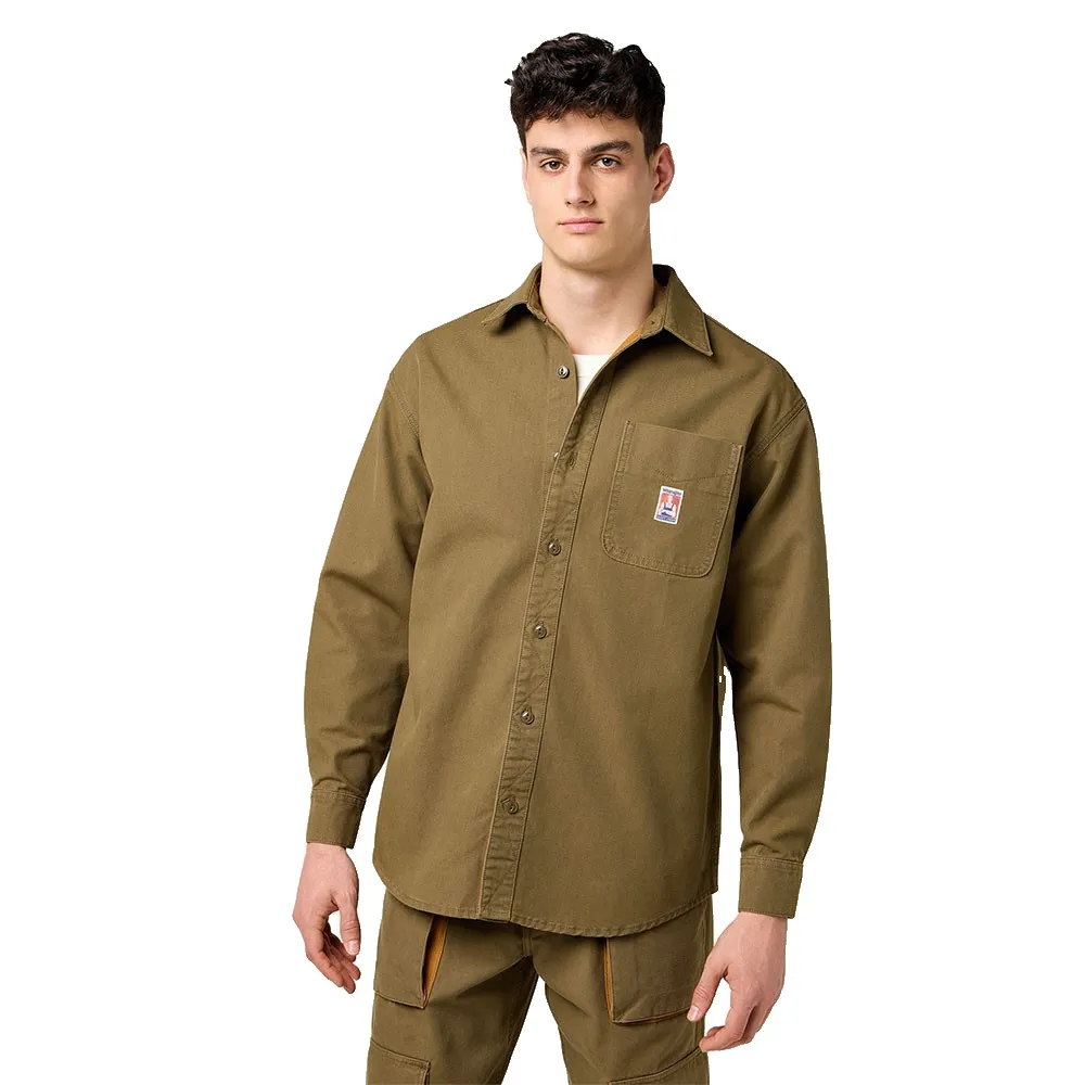

Рубашка Wrangler CJ 1 Pocket Loose Fit, зеленый