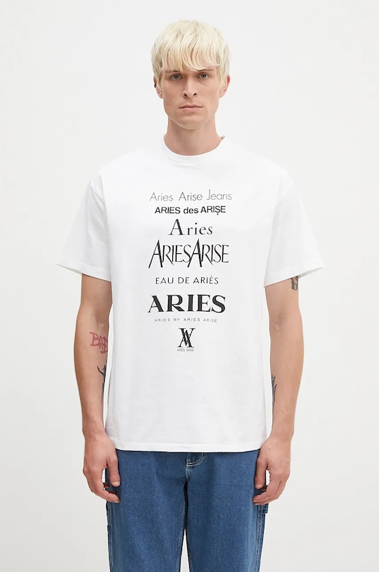 

Футболка perfume ss tee из хлопка Aries, белый