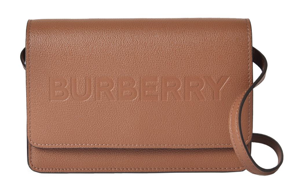 

Burberry Коричневая женская сумка через плечо из коровьей кожи