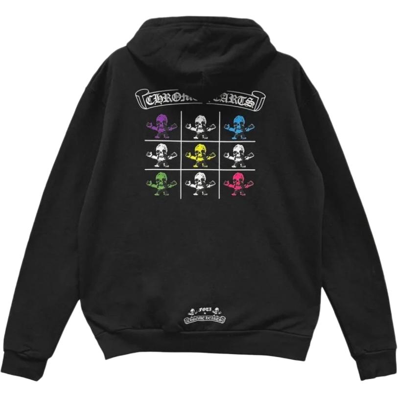 Толстовка Foti Tic Tac Toe с молнией Chrome Hearts, черный — фото 2