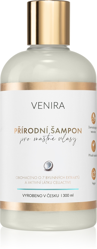 

Шампунь для жирных волос натуральный шампунь Venira, 300 мл