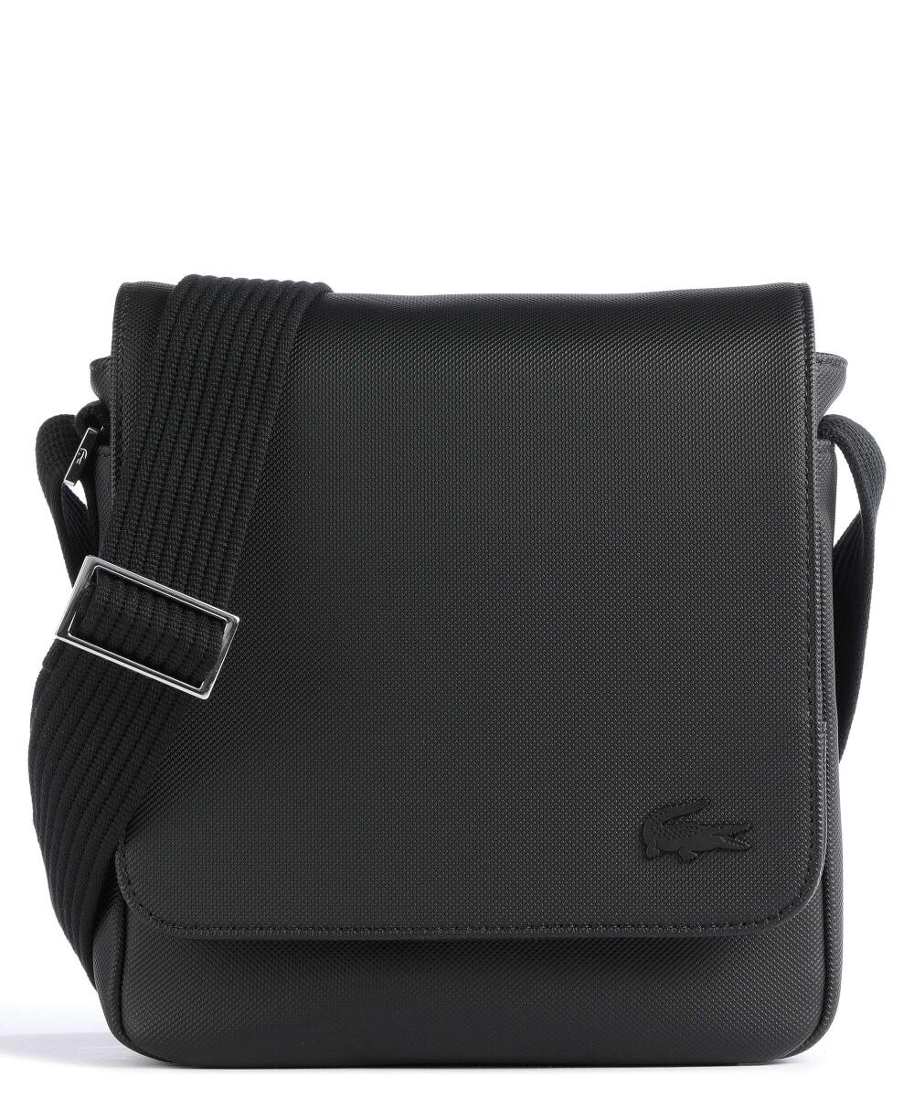 

Мужская классическая сумка через плечо из полиуретана Lacoste, черный