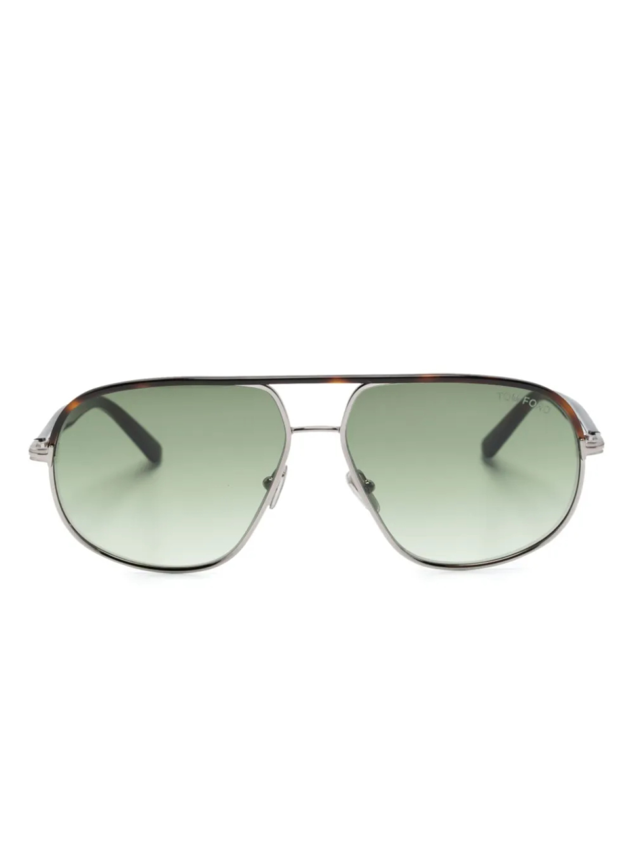 

TOM FORD Eyewear солнцезащитные очки Maxwell черепаховой расцветки, коричневый