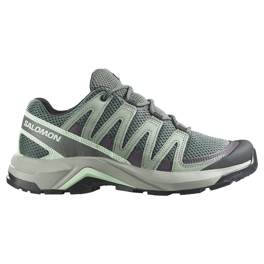 Походные ботинки женские Salomon X-Adventure Recon сетчатые, зеленый