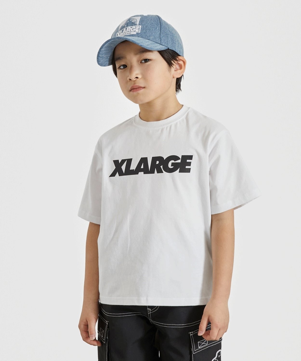 Стандартная футболка с коротким рукавом и логотипом XLARGE KIDS, White