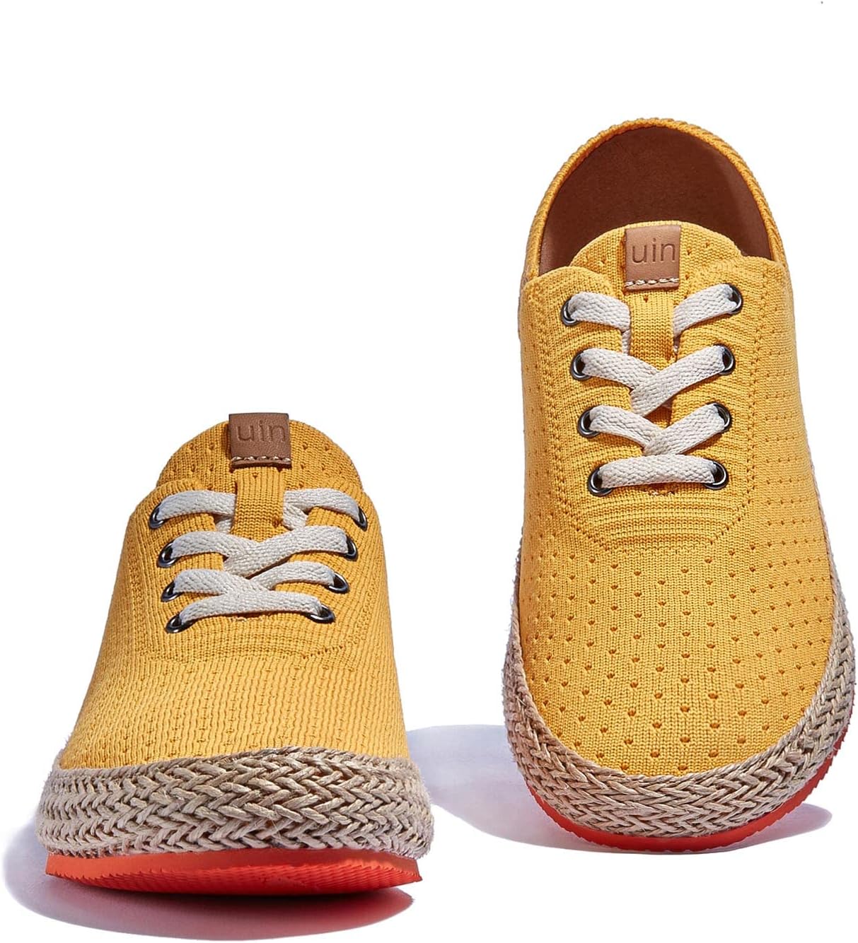 

Мужские кроссовки UIN серии Formentera с художественной росписью, для прогулок и путешествий, легкие, комфортные, модные, желтый