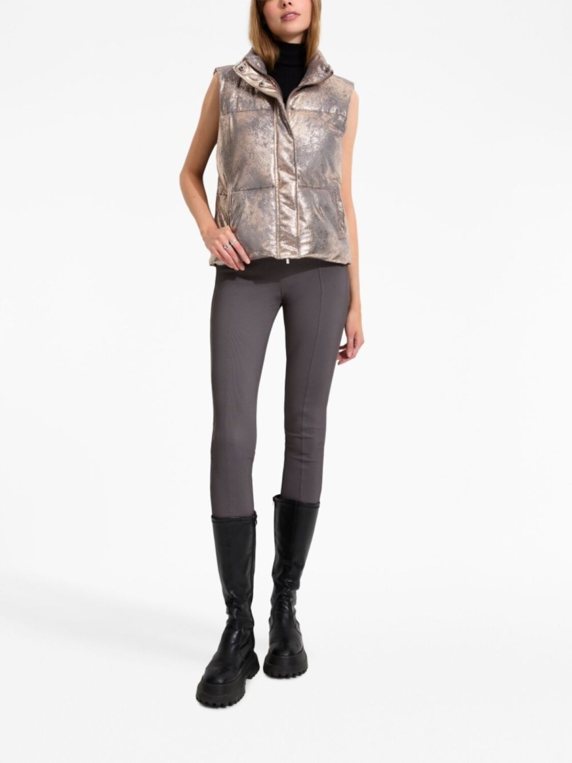 

Дутый жилет Painted Lady Unreal Fur, серый