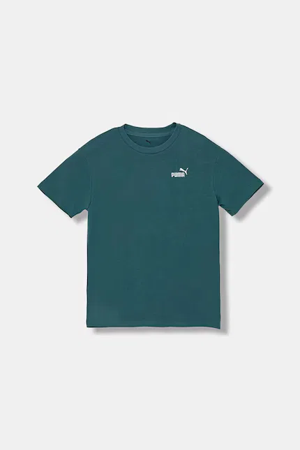 Футболка хлопковая с логотипом ESS Small No. 1 Puma, бирюзовый