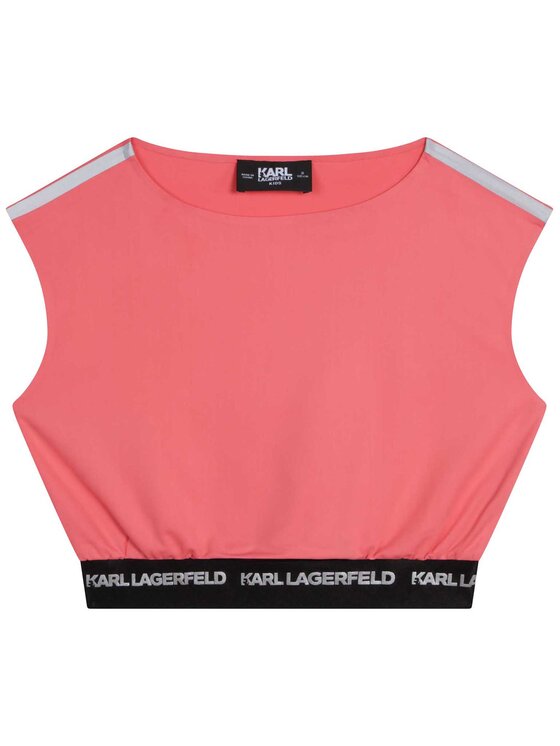 

Топ regular fit Z15410 D Karl Lagerfeld Kids, красный