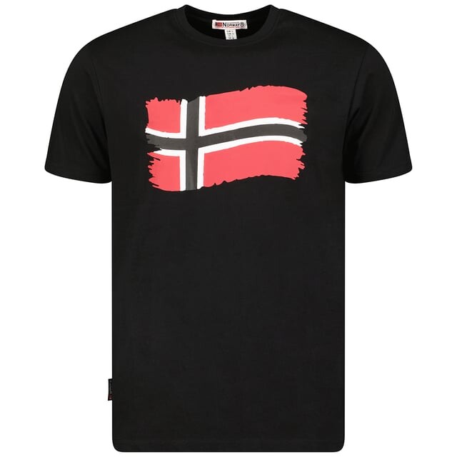 

Jorent sx1078hgn мужская футболка с короткими рукавами Geographical Norway, черный