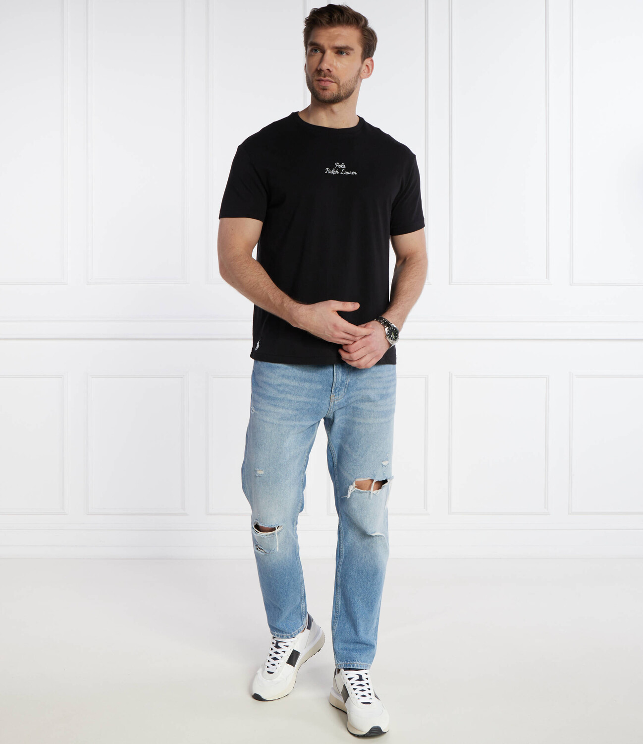 Футболка POLO RALPH LAUREN Regular Fit, черный — фото 2