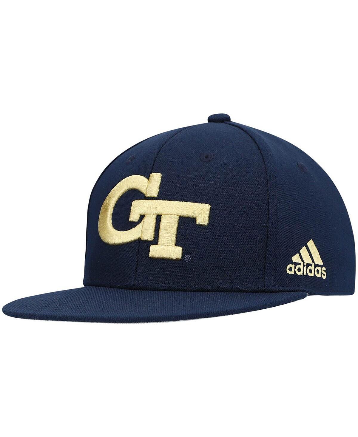 

Мужская бейсбольная кепка темно-синего цвета Georgia Tech Yellow Jackets Team On-Field adidas