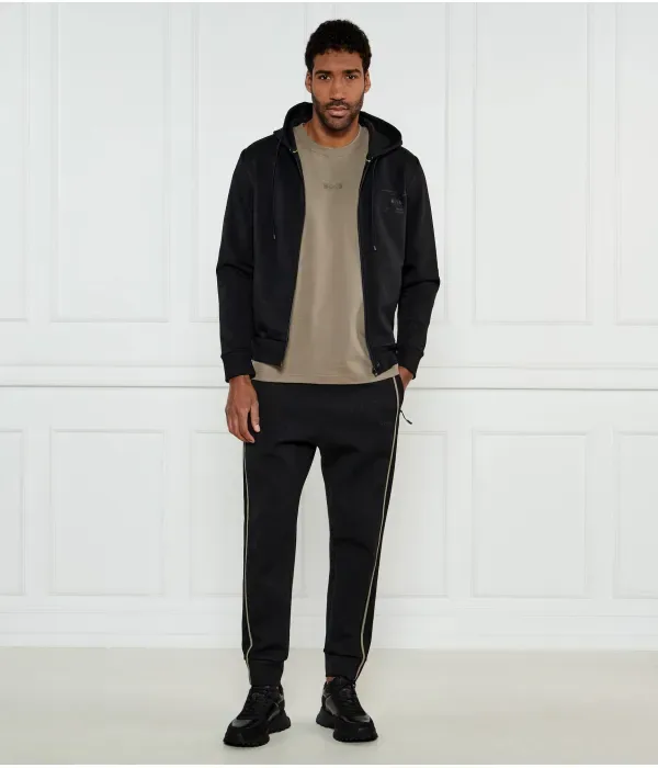 Футболка 10 regular fit Boss Green, коричневый — фото 2