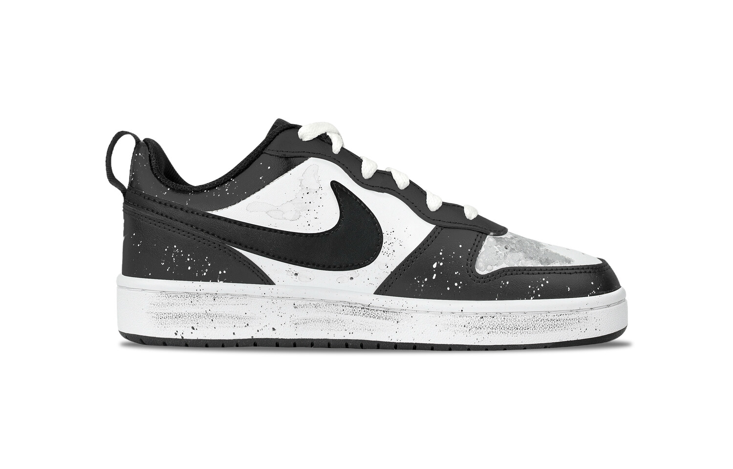 

Кроссовки Nike Court Borough 2 Skateboarding Shoes Women's Low-top Black/White, черный/белый