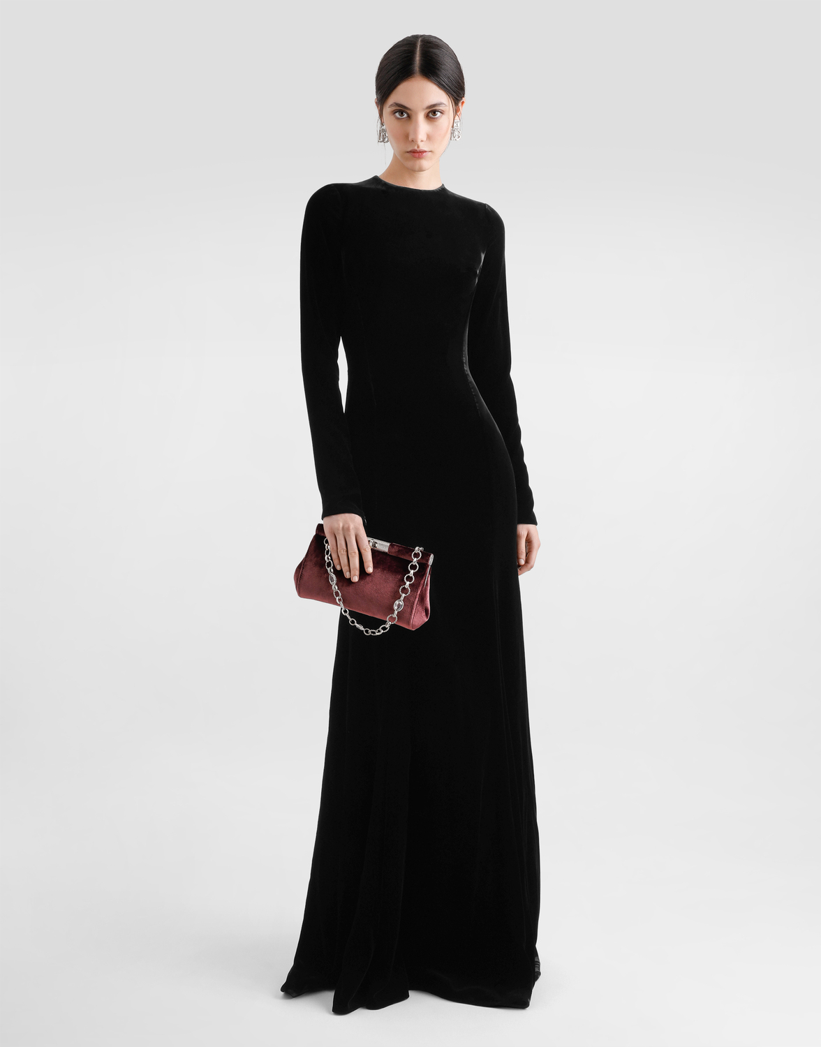 Клатч marlene Dolce & Gabbana, бордовый — фото 2