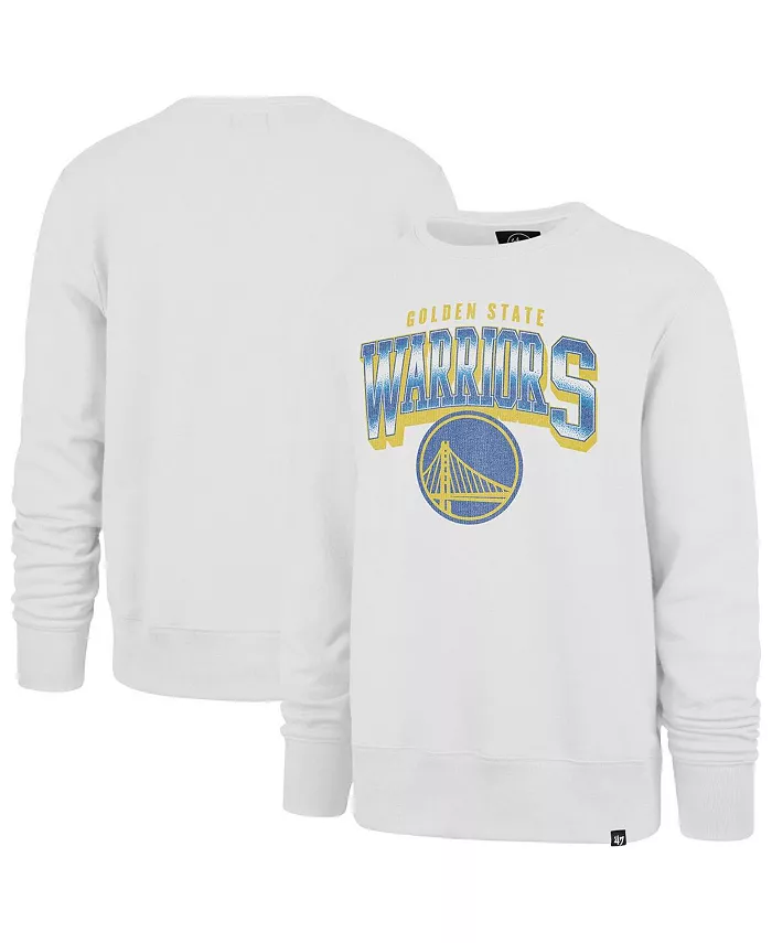 

Мужская белая толстовка Golden State Warriors Spotlight Headline Pullover '47 Brand