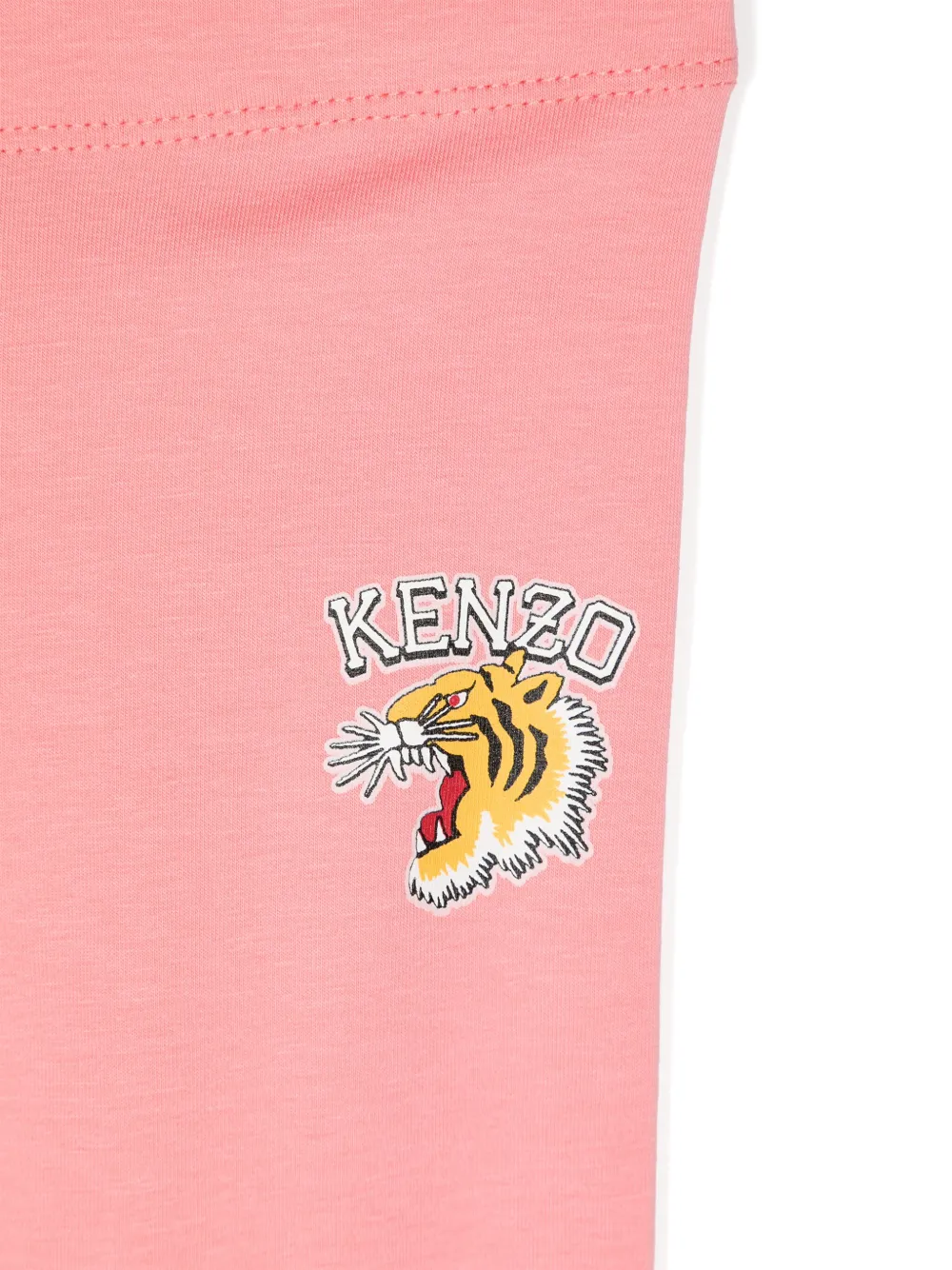 Леггинсы с логотипом Kenzo Kids, розовый — фото 3