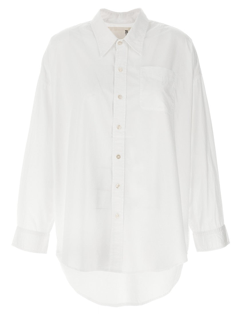 

Белая рубашка оверсайз Oxford R13