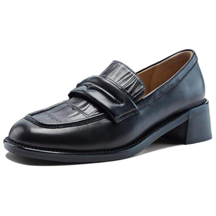 NINE WEST Женские лоферы на каблуке 3,7 см черные, цвет Black