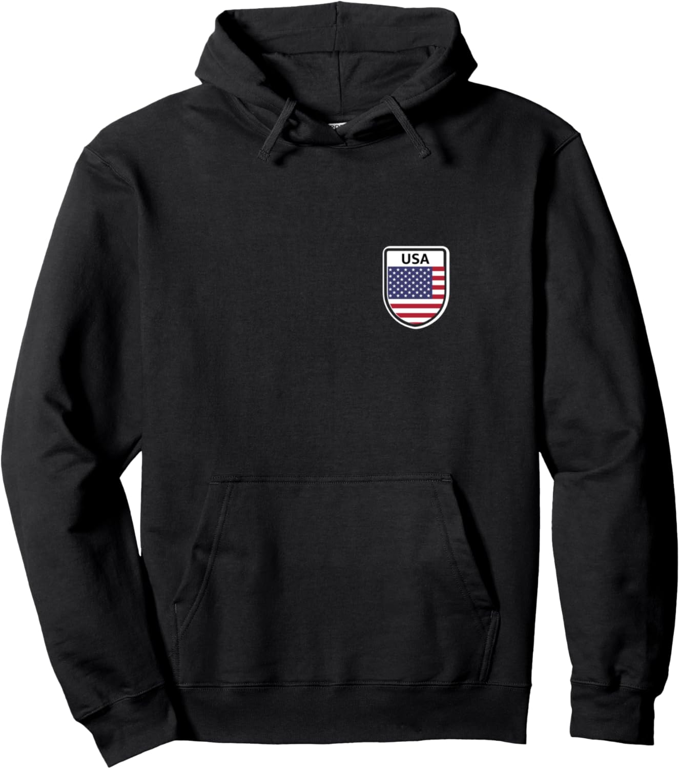 

Толстовка с флагом Соединенных Штатов United States, черный