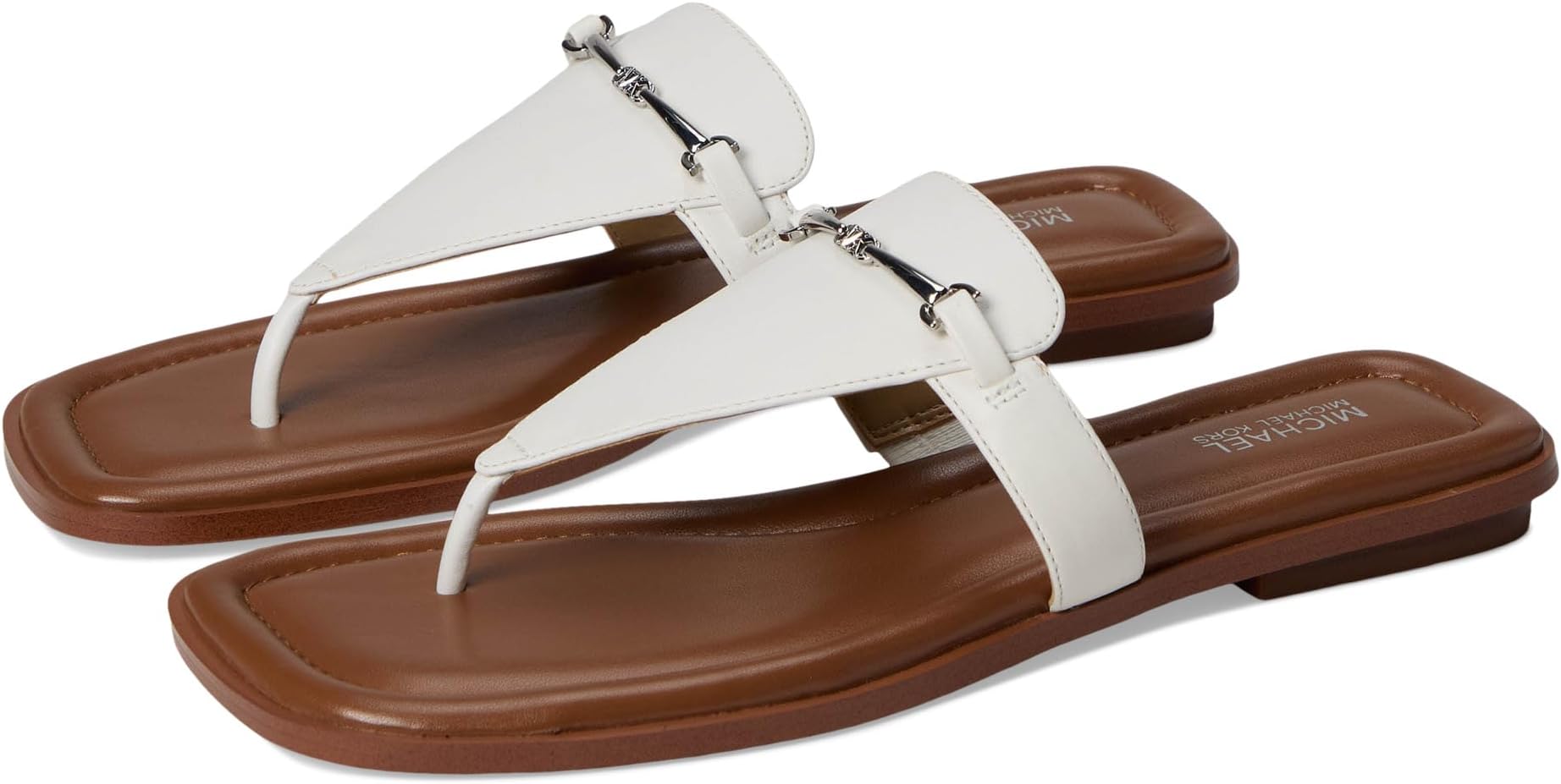 Сандалии MICHAEL Michael Kors Women's Lena Thong, Optic White 1