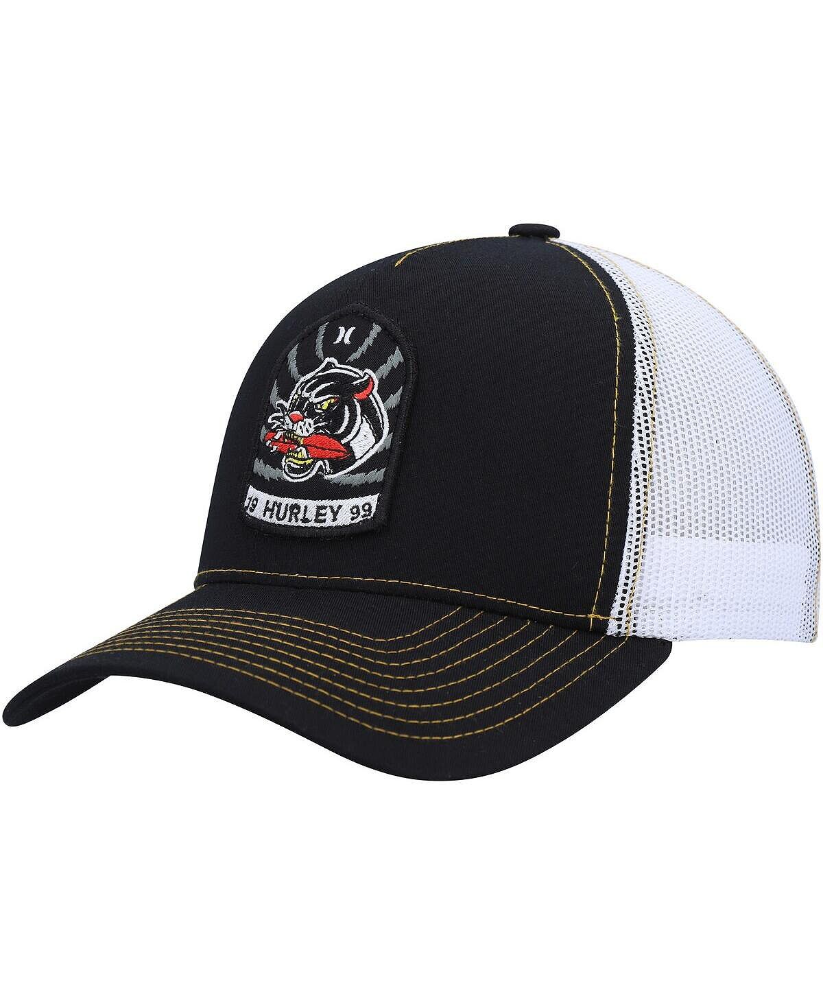 

Мужская черно-белая кепка Wild Things Trucker Snapback Hurley