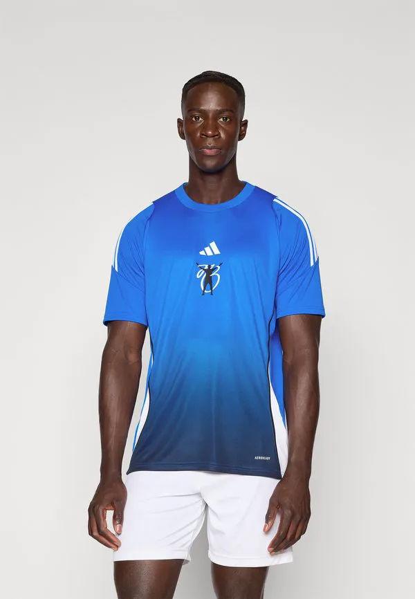 Тренировочная футболка джуда беллингхема, спортивная футболка Adidas Performance, Glory Blue