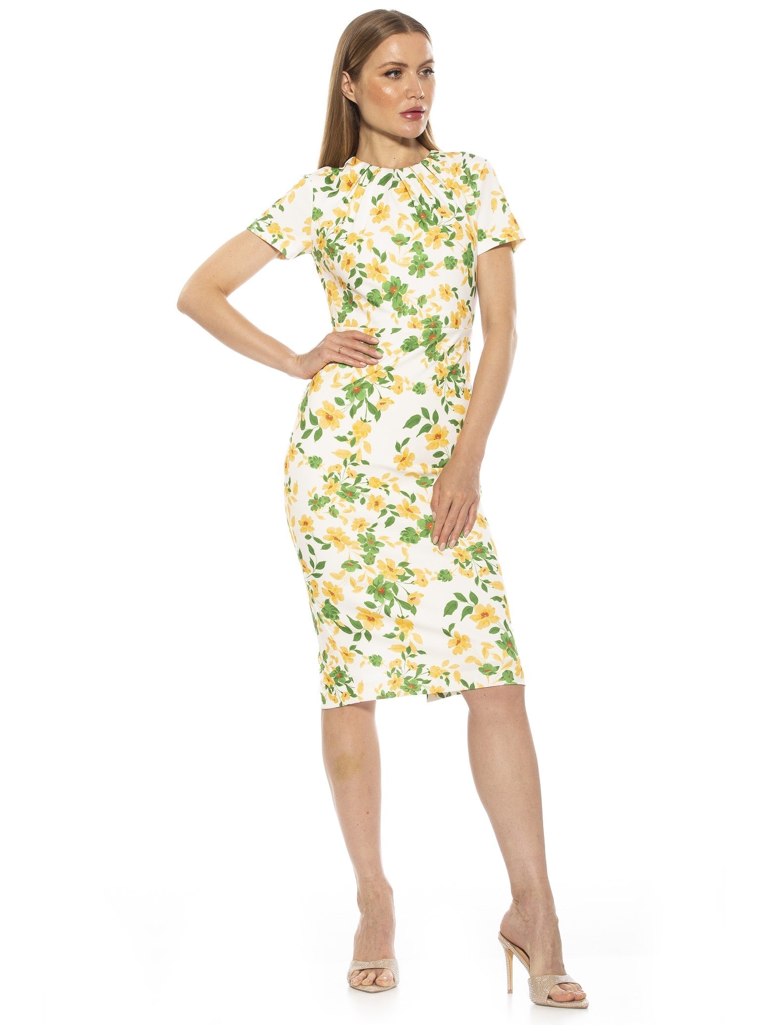 

Платье Куинн ALEXIA ADMOR, цвет yellow floral
