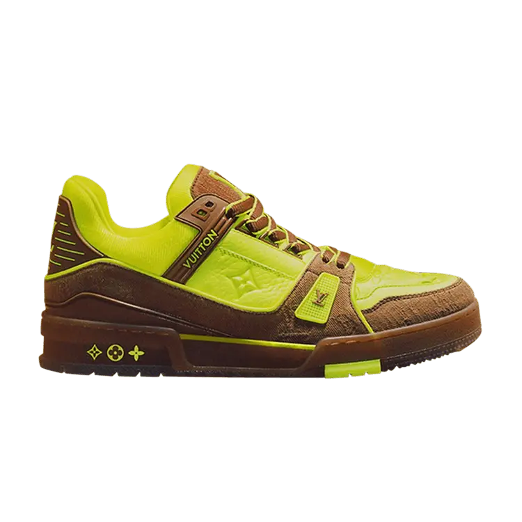 

Кроссовки Louis Vuitton Trainer Yellow Monogram, желтый