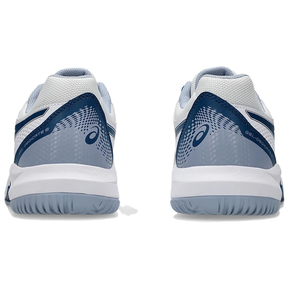 Кроссовки Asics Gel-Dedicate 8 Tennis Shoes Men Low-top White/blue, белый/голубой — фото 3