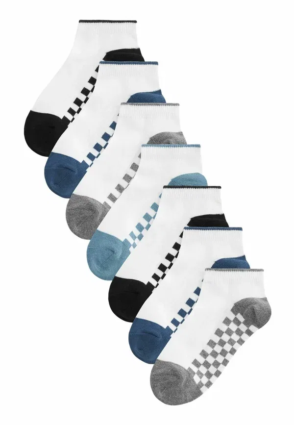 Носки спортивные 7 пар Next, regular fit sneaker socks, белая клетка