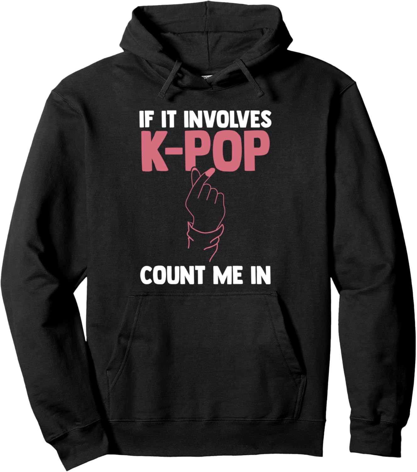 

Жизнь лучше с K-pop. Толстовка с символикой K-pop Humor K-Pop & K-Pop Merch Gift Ideas, черный