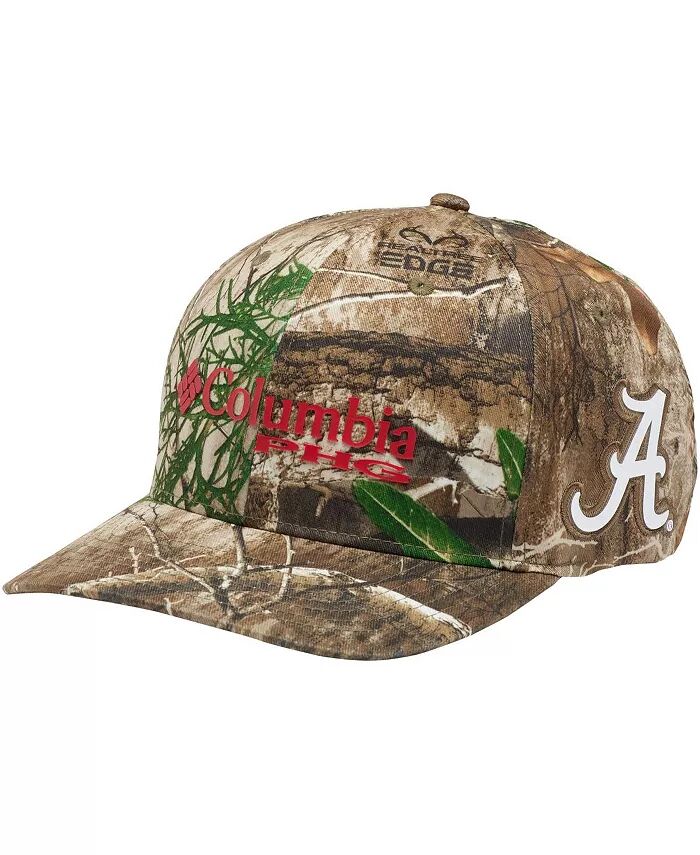

Мужская и женская кепка Real tree Camo Alabama Crimson Tide Mossy Oak Bottomland Flex Columbia