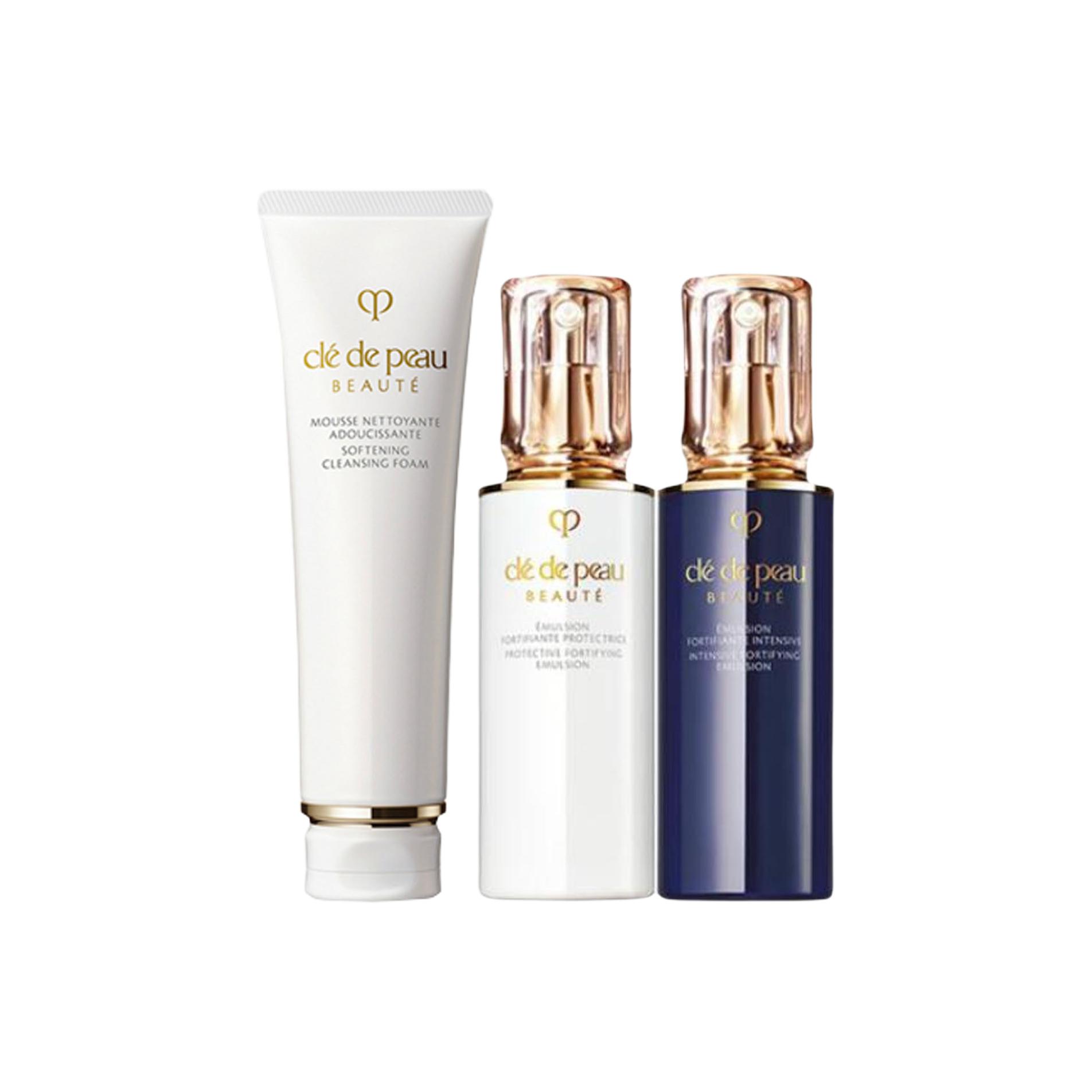 Набор для ухода за кожей Drill Light Repairing Soothing Stabilizing 125ml+125ml+125ml Clé De Peau Beauté — фото 2