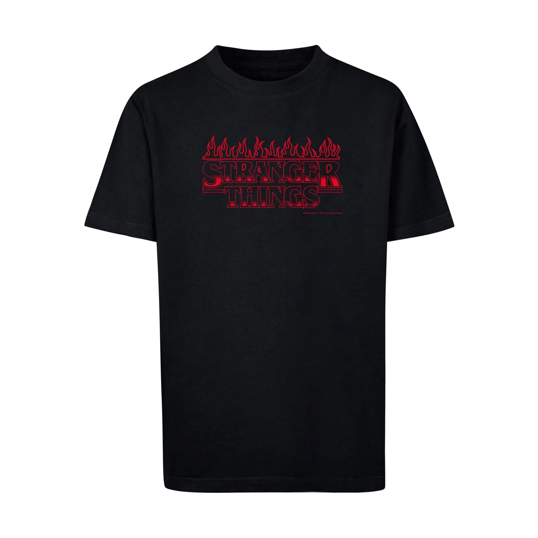 

Футболка ABSOLUTE CULT «Мужская детская футболка ABSOLUTE CULT Stranger Things — Flames Basic», черный