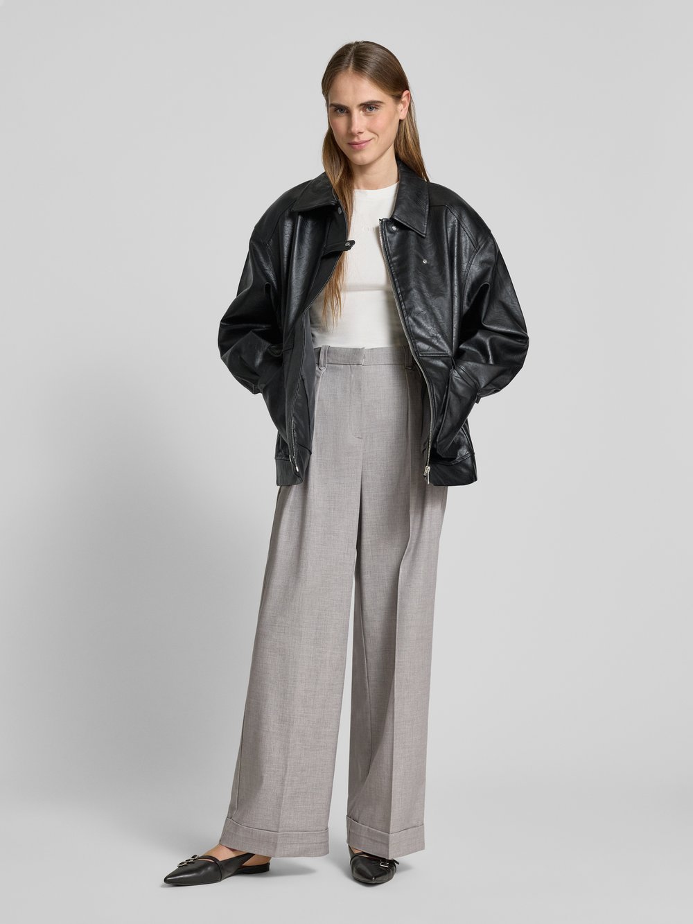 

Куртка oversize из искусственной кожи - Коллекция LeGer Studio LeGer by Lena Gercke, черный