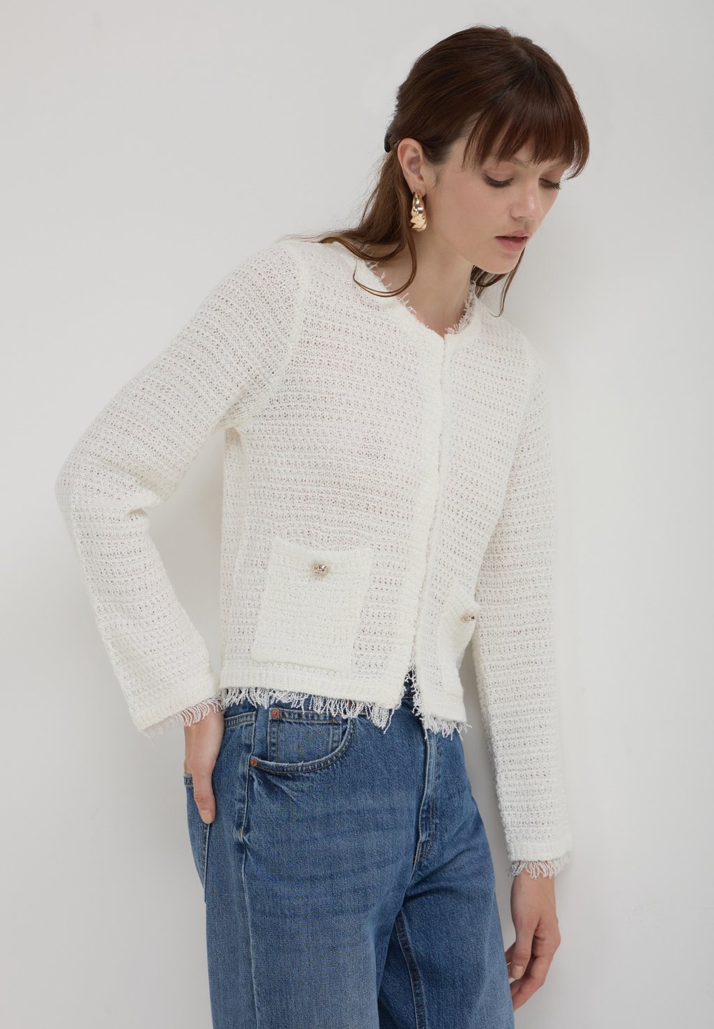 

Кардиган BOUCLE Calliope, белый