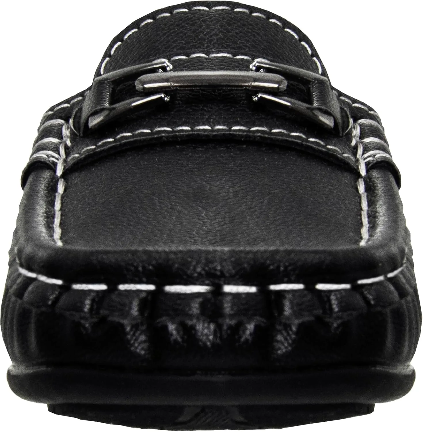 Мокасины-лоферы Josmo Mens Slip On Boat Shoe - повседневные туфли с пенни для вождения (взрослый размер), черный — фото 2