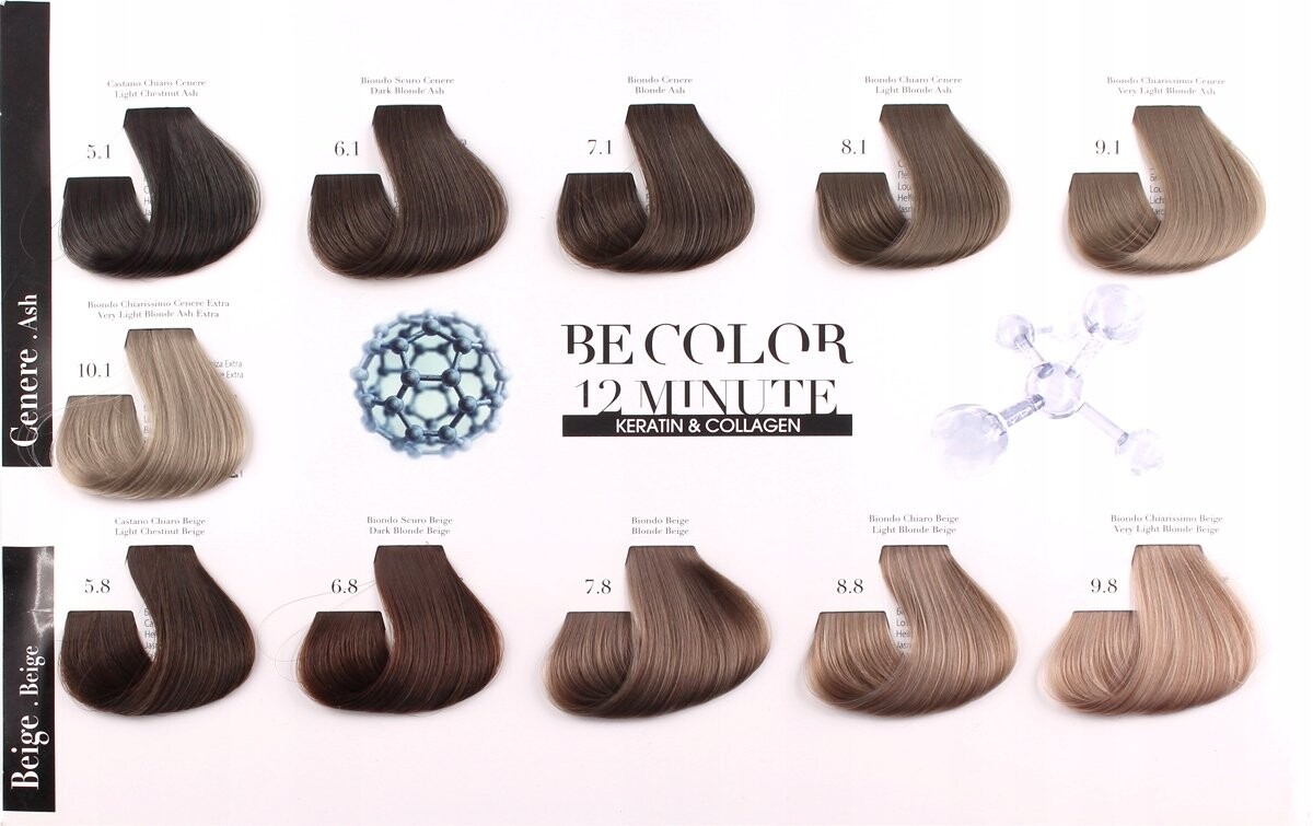 BE HAIR Краска для волос Be Color без аммиака 9,3 - 100мл Inna Marka — фото 3