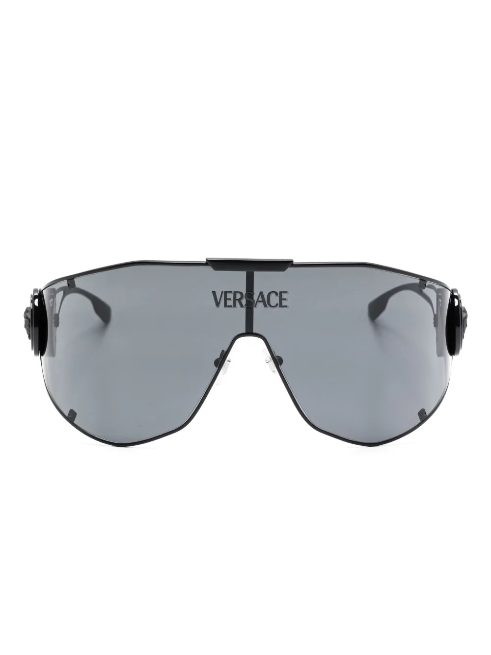 

Солнцезащитные очки с декором Medusa Versace Eyewear, черный