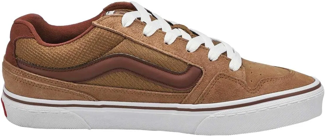 Кроссовки Vans Caldrone Unisex Canvas Suede Lace-Up Brown Tobacco — фото 4