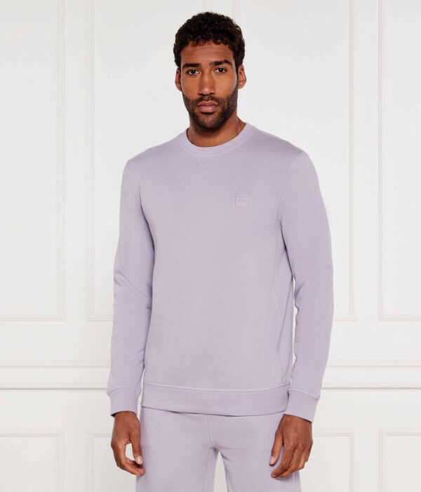

Свитер вестстарт Regular fit Boss Orange, лавандовый