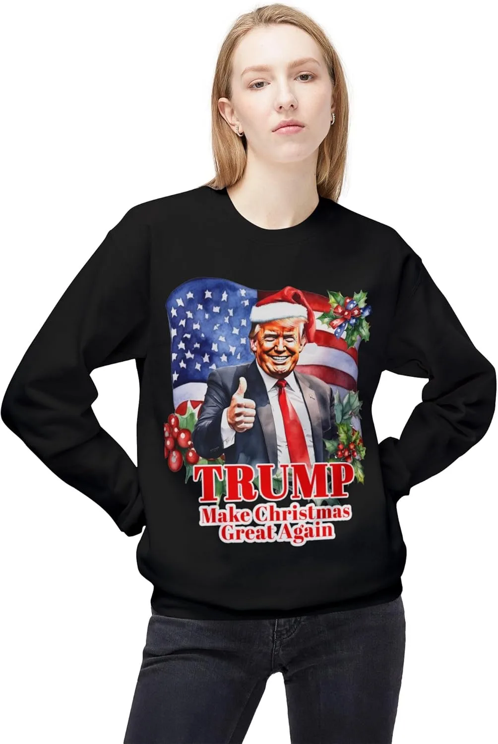 Толстовка Trump Christmas Fleece Crewneck — фото 4