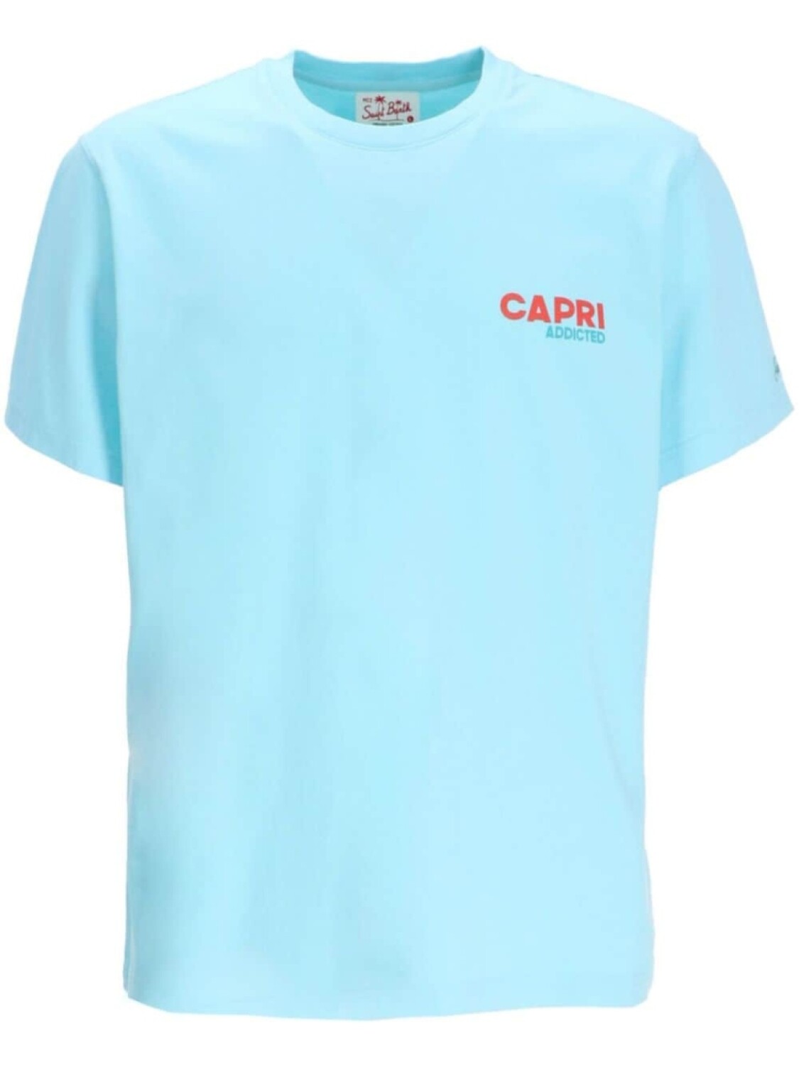 

MC2 Saint Barth футболка из хлопка с логотипом, синий