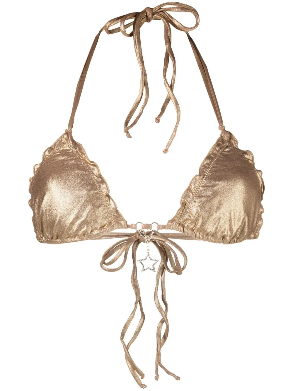 

Бикини Berry с треугольными чашками Agent Provocateur, золотой